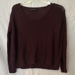 Brandy Melville Burgundy Sweater